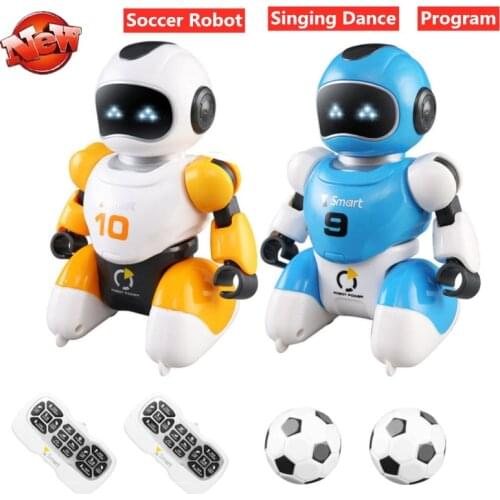 2pcs robot Remote Control intelligent smart fighting Play Soccer robot Music Singing Dacing play football RC Robot play game