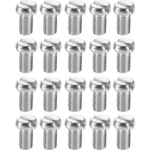 20Pcs 8*3mm Flatcar Sewing Machine Teeth Screw Industrial Flatcar Sewing Machine Plate Teeth Screws Sewing Parts