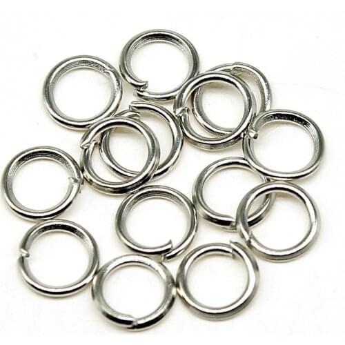 200pcs 5 Colors 3mm 4mm 5mm 6mm 7mm 8mm 9mm 10mm Single Loops Jump Rings & Split Ring For Jewelry Making DIY Jewelry Findings