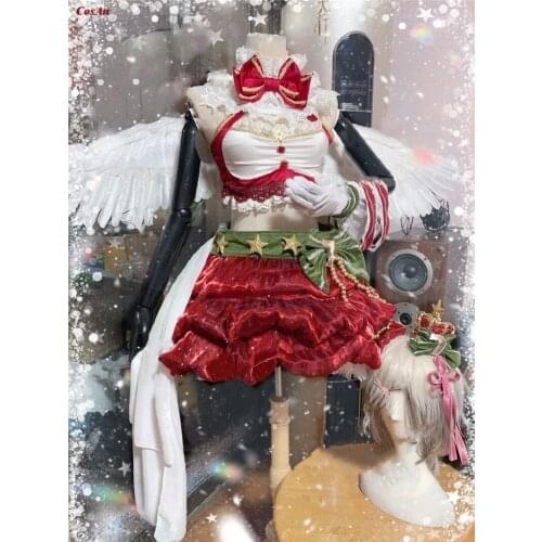 Anime Re:Life In A Different World From Zero Cosplay Costume Lovely Christmas Uniform Party Role Play Clothing Custom-Make