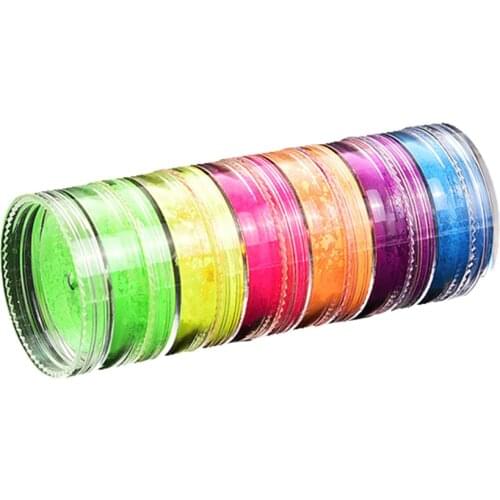 Colorful Matte Nail Art Powder Multi-function Stage Performance Body Decoration Neon Pink Powder