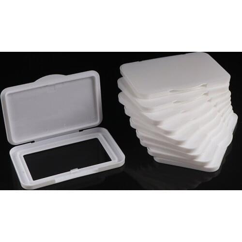 10 pcs Baby Wipes Lid Baby Wipes Cover Portable Child Wet Tissues Mobile Box Lid Reusable Wet Paper Tissues Cover（No glue