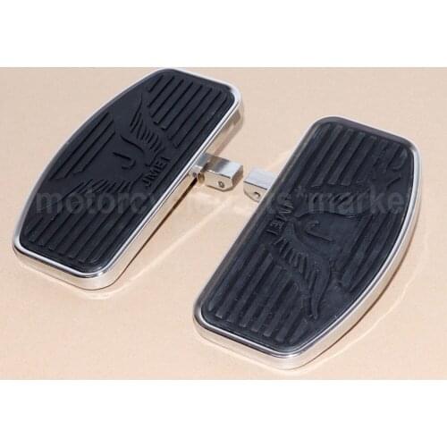Motorcycle Front Rider Foot Pegs Floorboards Footboard For Suzuki Volusia VL400 VL800 Boulevard C50 for Honda VTX1300 VTX1800