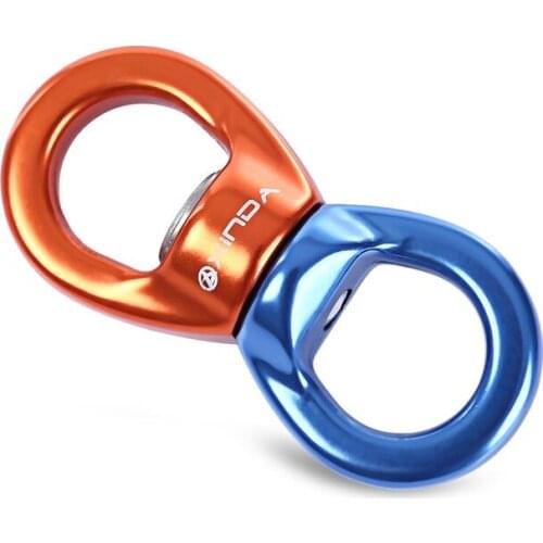 Rock Climbing Kit Rotational Rope Swivel Connector Mountaineering Buckleg Rock Climbing Rope For Climbing Rotational Device