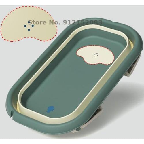 Naughty Baby Baby Bathtub Baby Bathtub Foldable Newborn Bath Childrens Large Bath Bucket
