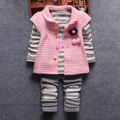 New Sets 1 hooded zipper coat + pants + fashion cotton 2017 Baby Boy girl Clothes children boys cute Clothing free shipping