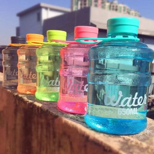 Free shipping items Sports Water Bottle 650ML Protein Shaker Outdoor Travel Portable Leakproof Drinkware Bottle