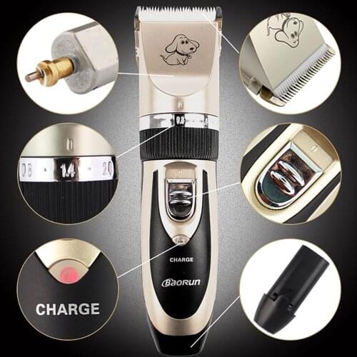 Professional Pet Dog Hair Trimmer Animal Grooming Clippers Cat Cutter Machine Shaver Electric Scissor Clipper 110-240V AC