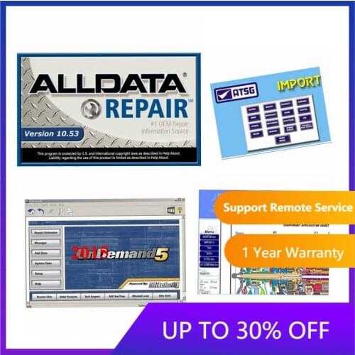 Auto Repair Alldata Software All data V10.53 Mit//chell OD5 Car Automotive Vivid Workshop data 1tb hdd harddisk Elsawin 6.0