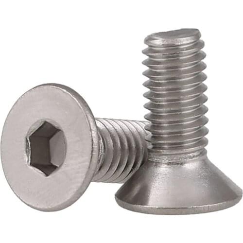 Countersunk Socket Head Screw A2 Stainless Allen Bolts M8 10 12