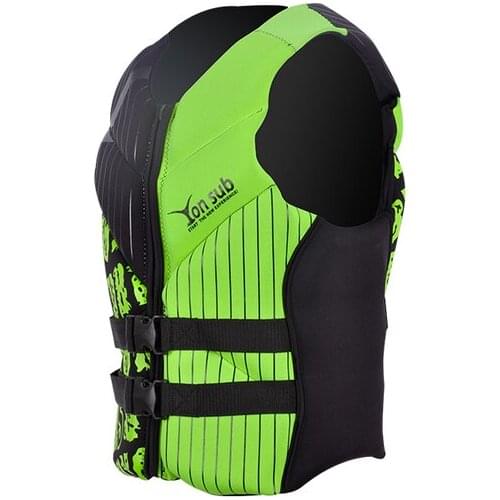 YONSUB 2021 Neoprene Life Vest Water Sports Kayaking Boating Adult Fishing Life Jacket Swimming Drifting Safety Life Vest