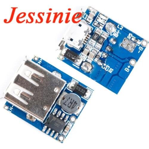 Micro USB 18650 Lithium Battery Charger Step Up Boost Protection Board 3.7V 4.2V 5V 1A Power Module Li-Po Li-ion for DIY Phone