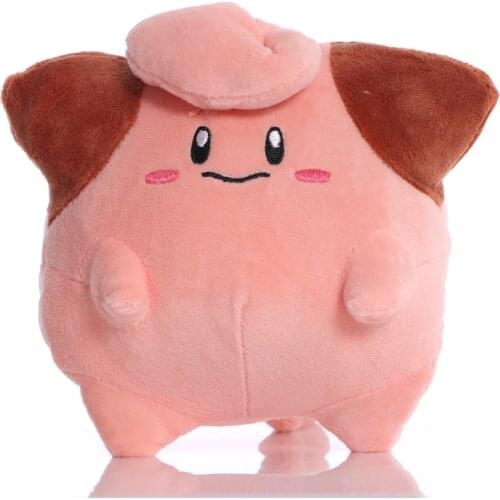 1pcs 17cm Pink Cleffa Plush Toys Doll Cute Animals Cleffa Soft Stuffed Peluches Toys for Children Kids Xmas Gifts