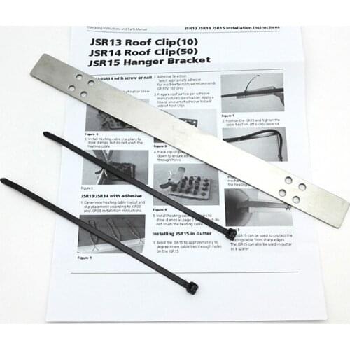 SS304 High Quality Downspout Freeze Protection Gutter and Roof Deicing JSR15 Hanger Bracket 1 piece