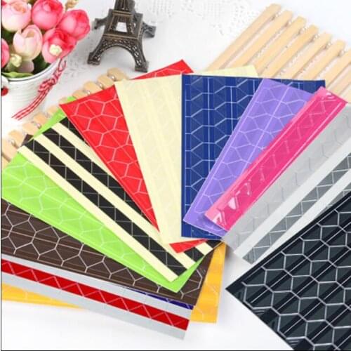 102pcs/sheet DIY Photo Album Corner Stickers Transparent PVC Corner Stickers To Fix Photos Colors Optional