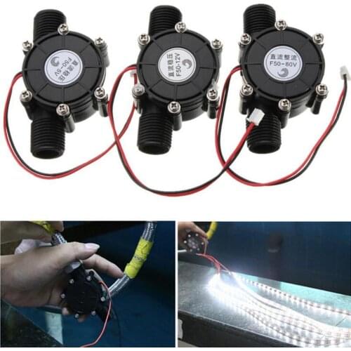 2019 New 10W regulated DC generator Micro hydro generator 10W high power water flow generator DIY LED Power DC 12V 5V