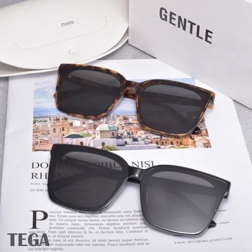 2021 GM New Fashion glasses Square men women Sun glasses Acetate Polarized UV400 GENLTE TEGA Sunglasses women men