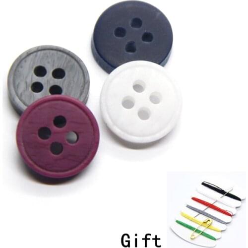 30pcs 9/10/11mm Bread Round Sewing Shirt Buttons For Clothing Decorative Fashion Apparel Handmade DIY Accessories Wholesale