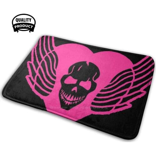 Bret The - Hitman Hart Skull 3D Household Goods Mat Rug Carpet Cushion Stone Cold Stone Cold Steve Austin Attitude Era Jeff
