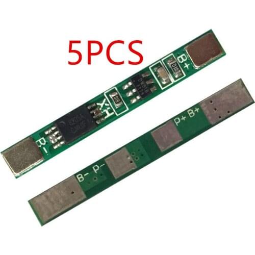 5PCS/LOT 1S 3.7V 3A li-ion BMS PCM battery protection board pcm for 18650 lithium ion li battery