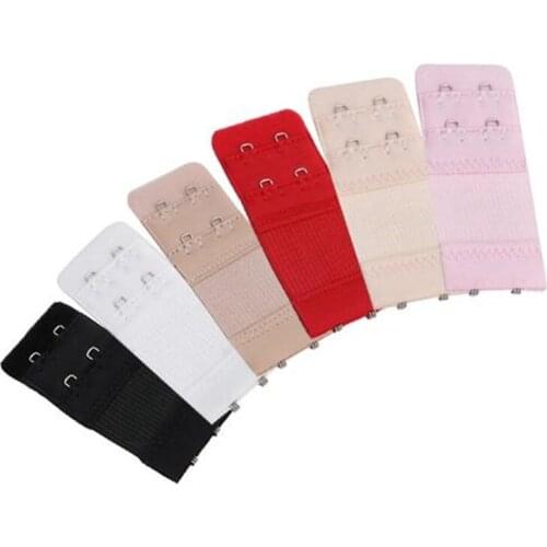 New 5 pcs Two rows of two buckles Bra Extenders 6 color dropshipping