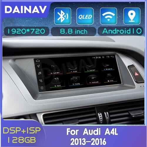 8.8 Inch Anti-glare Screen Android Car Radio For Audi A4L 2013-2016 Navigation Multimedia Player Carplay Stereo Receiver