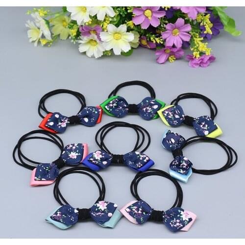 Velvet scrunchie pack hair ties cute girls elastic hair bands headwear hair rubber band in womens hair accessoires B10-1