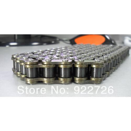 Motorcycle chain 428H 120 links carburizing technology modification 3W Kilometer Life drive chain