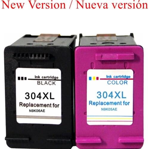 Ink cartridge 304 xl Compatible with printers HP DeskJet 2620 2630, 3720 3730 3750 3760 HP Envy 5010 5020 5030