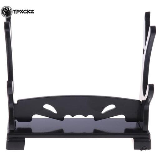 1PCS Black Two Tiers Holder Display Stand for Cartoon and Comics Show Sword Magic Wand CollectionAcrylic Bracket Rack