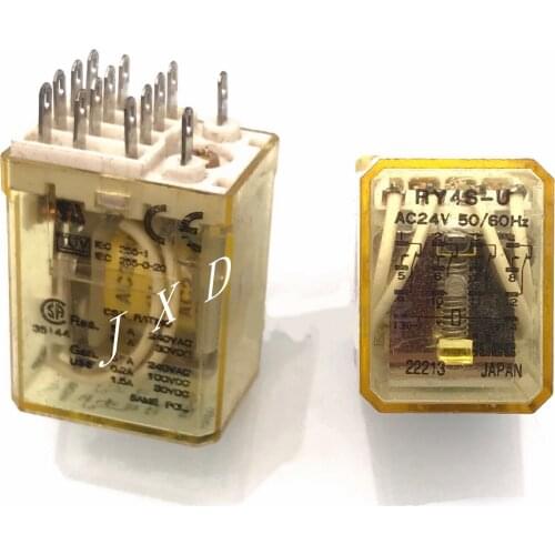 HOT 24V relay RY4S-U RY4S U RY4SU 24VAC AC24V 24V 14PIN