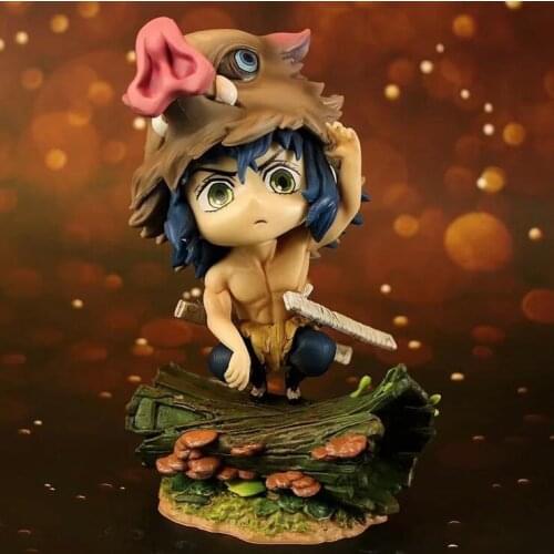 Demon Slayer Character Hashibira Inosuke Cute Figure Model Toys 16cm