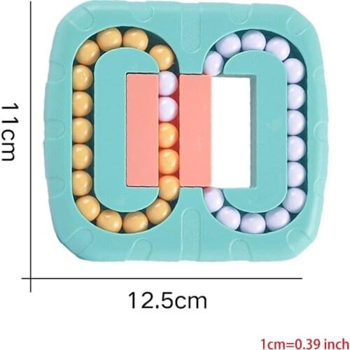 J60B 1Set Kid’s Gyro Cube Gyroscope for Activity Centers Mini Cube Puzzle Stimulation Interactive Montessori Activity Bean