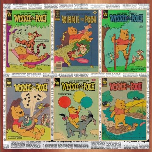 Canvas Painting Disney Winnie The Pooh Posters And Prints Room Decoration Tigger Adventures Pictorial Wall Art Home Decoration