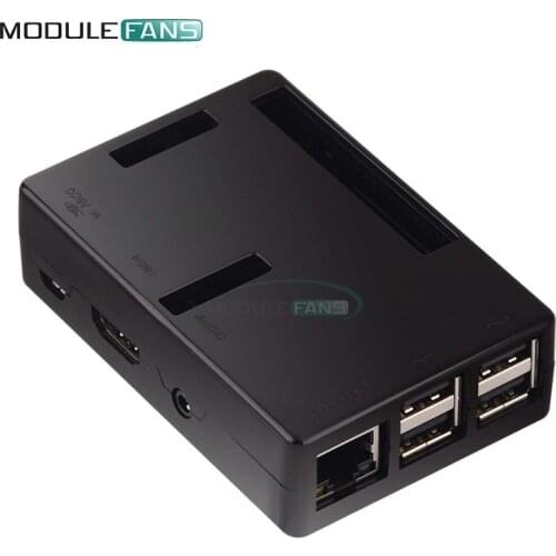 ABS V2 Case Enclosure to All Ports for Raspberry Pi 2 Model B Black/Transparent