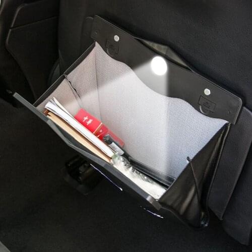 Car Seat Back Organizer PU Leather Garbage Storage Bag Car Organizer Accessories for Mini One Cooper R50 R52 R53 R55 R56 R60 R61