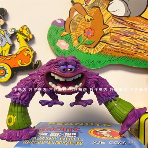 Original Disney Monsters University Scare Students ART Crazy Poseable Action Figure Model Desktop Cake Decor Kids Gift