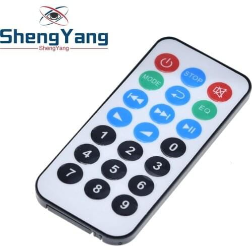 21 key MP3 decoder board remote control without batteries