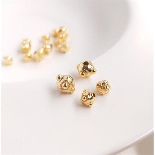 1PCS 14K Gold Filled Dragonfly eye bead loose bead handmade DIY hand string jewelry material bracelet necklace accessories