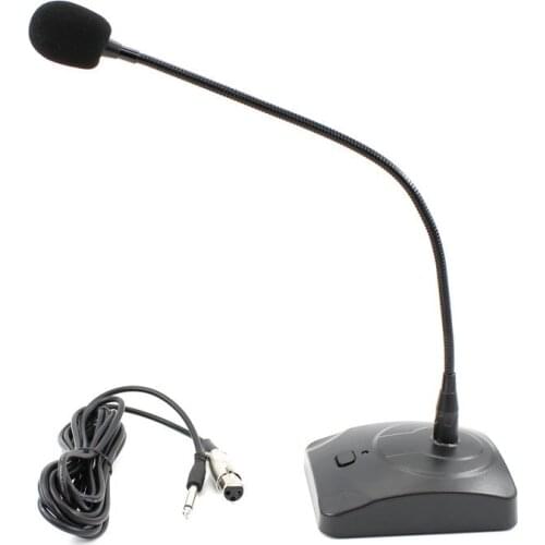 Professional Flexible Gooseneck Condenser Microphone Desktop Standing Conference Microphone High Sensitivity