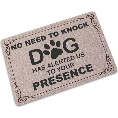 Drop Shipping Entrance Floor Mat Funny Door Mat No Need to Knock Doormat Outdoor Indoor Mat Rubber Rug