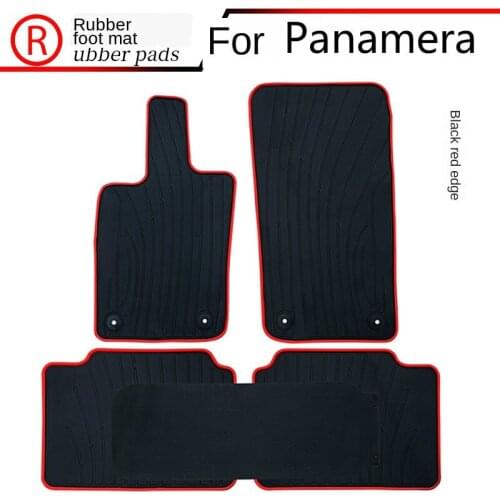 Custom Rubber Car Floor Mats for Porsche MACAN Panamera Cayenne No Odor Non Slip Waterproof Carpets