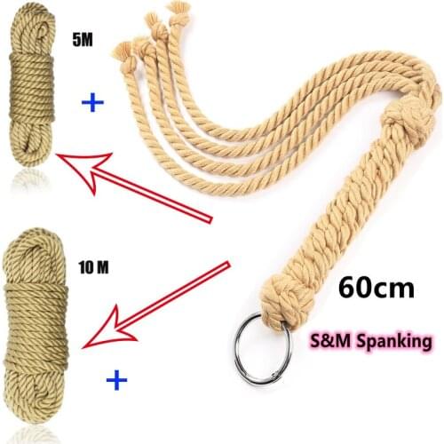 SM Handle Spanking Cotton Whip Sex Fetish Slave Cosplay Bdsm Bondage Torture Sex Slave Whip Couple Flirt Exotic Adult Games Toy