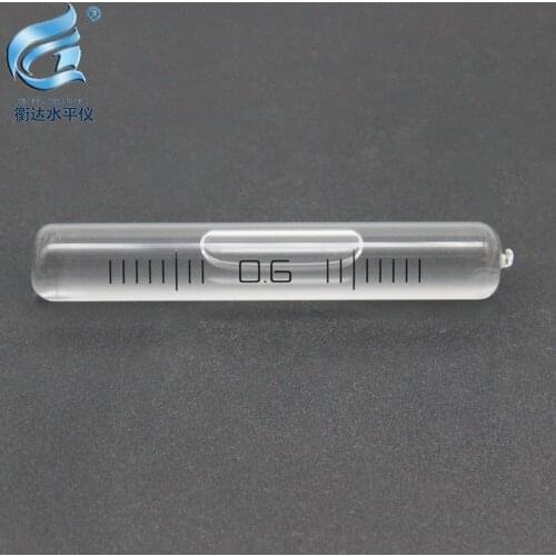 High precision bubble level 0.6 glass long horizontal bubble level theodolite horizontal bubble level bubble