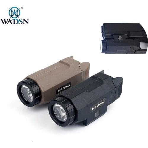 WADSN Tactical Compact APL Pistol Weapon Light Constant Strobe Flashlight LED Light with 20mm Weaver rail For Glock 17 19 18c
