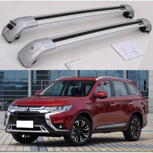 New Silver for Mitsubishi Outlander 2010-2014 2013 2015 2016 2017 2018 2019 Baggage luggage roof rack roof rail cross bar