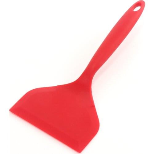 Silicone Shovel Wide Mouth Pizza Shovel Silicone Steak Cooking Shovel Spoon Kitchenware