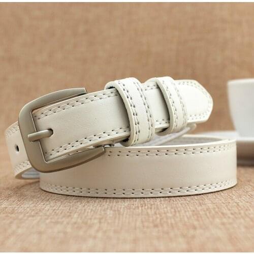 2019lgfd516 womens belt vintage MAN MADE LEATHER belt female brief fashion pin buckle DRESS BELT