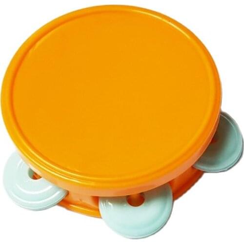 1 pc 2.3" Mini Music TAMBOUINE E118 Child Kids musician Nosie sound Maker Pinata Toys Play Little Birthday Party Favors Gift Kid