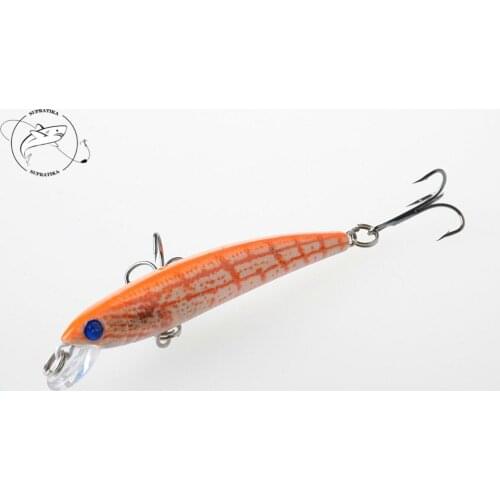 1Pcs Lifelike Minnow Fishing Lure 7.5cm/5.6g Color Painting Artificial Hard Baits Wobblers Crankbait Pesca Isca Swim Bait